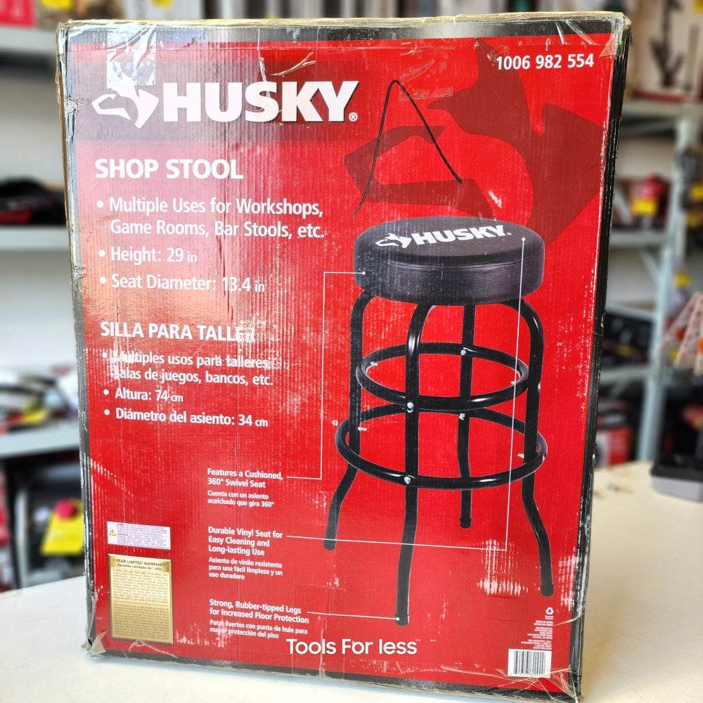 29 in, SHOP STOOL WITH 360A SWIVEL SEAT 29 in, SHOP STOOL WITH 360A SWIVEL SEAT